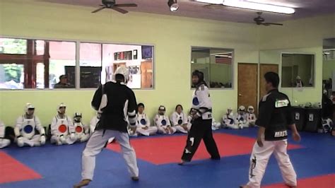 Tae Kwon Do Sparring Demo Youtube