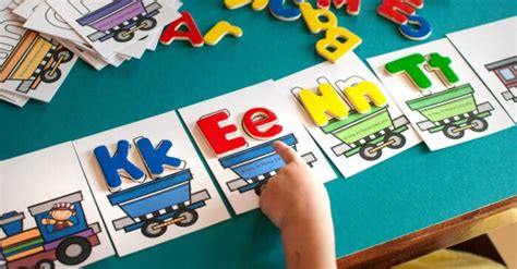 train alphabet preschool printable