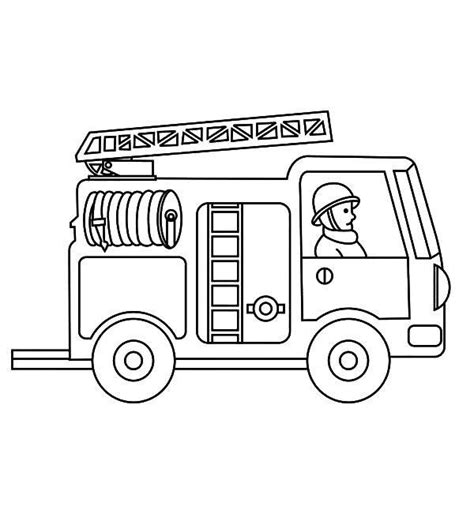 printable fire truck template printable templates