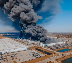 rapid response walmart facility fire highlights safety hazards  massive enclosed spaces