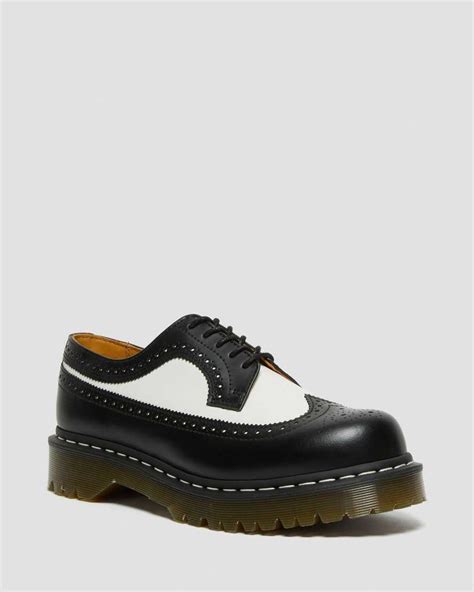 bex smooth leather brogue shoes dr martens