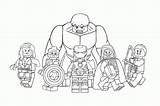 Lego Avengers Coloring Pages Marvel Colouring Superhero Choose Board sketch template