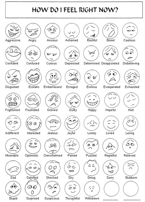 images  blank emotion faces worksheet feelings faces chart