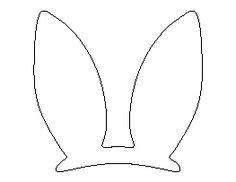 easter bunny ears pattern easter templates printable patterns