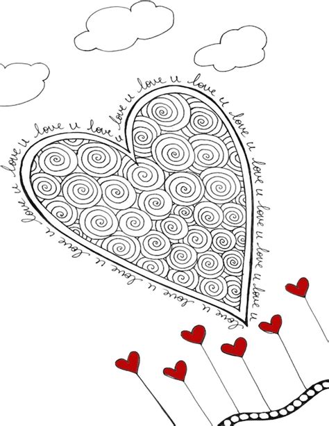 valentines day cards printable coloring printable valentines day