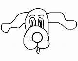 Coloring Basset Hound Face Coloringcrew sketch template