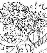Transformer Coloring Pages Kids sketch template