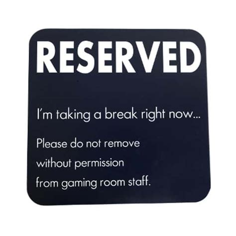 reserved signs ccideas