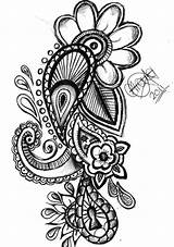 Paisley Drawings Clipart Floral Clipartbest Forearm Plumas Askideas Bing Clipartmag Coloriages Popularity Tatuaje sketch template
