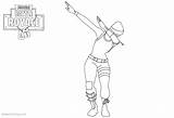 Fortnite Coloring Dab Pages Printable Kids Color Print Adults Bettercoloring sketch template