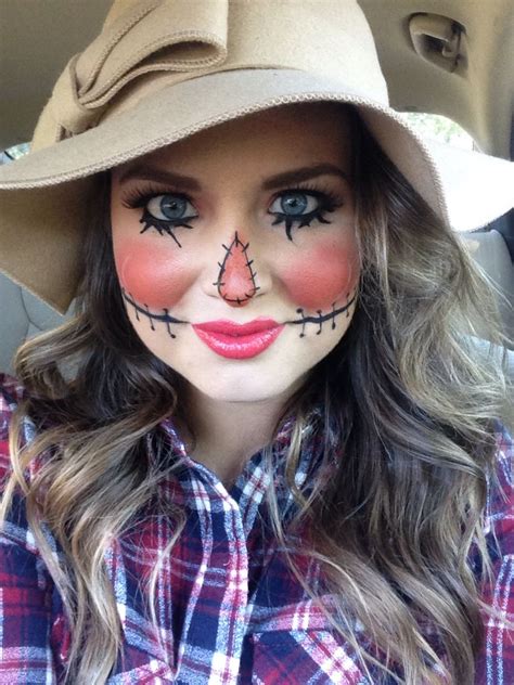 Halloween Makeup Scarecrow Makeup Cute Costume Cute Scarecrow