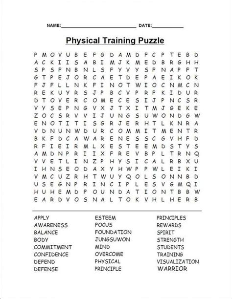 training printable word search  adults word find word puzzles
