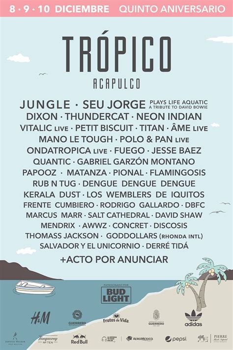 Cartel De TrÓpico 2017 [[more]] Festival Trópico Festival