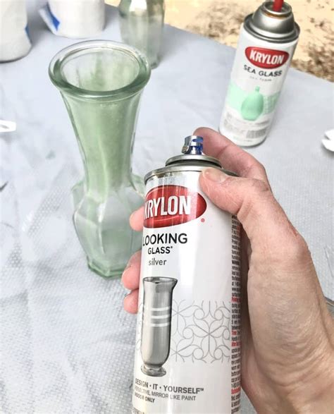 Diy Mercury Glass With Krylon Looking Glass Spray Paint