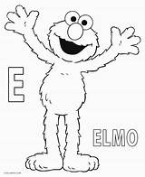 Elmo Coloring Pages Letter Printable Kids Cool2bkids Sesame Street Preschool Birthday Tv Shows Film Books sketch template