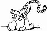 Tigger Coloring Sketch Wecoloringpage Pages sketch template