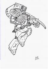 Warhammer 40k Coloring Fantasy Raven Deviantart Guard Captain Shrike Choose Board sketch template