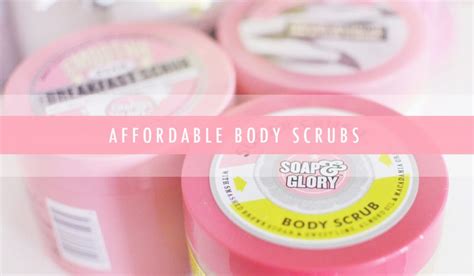 soap glory body scrubs