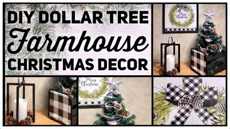 dollar tree diy farmhouse christmas decor ideas