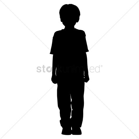 boy silhouette vector  vectorifiedcom collection  boy silhouette