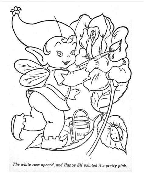 christmas elf coloring pages  adults