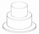 Cake Template Outline Printable Templates Drawing Wedding Birthday Tier Cakes Clipart Blank Coloring Vector Drawn Sketch Tiered Drawings Own Cut sketch template