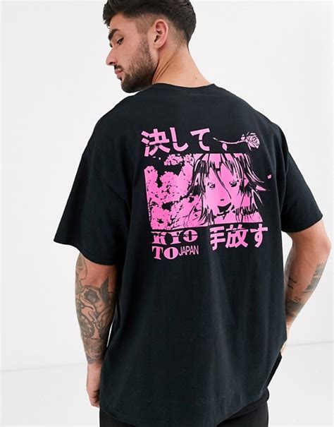 tokyo front   print  shirt  black asos yankees  shirt tshirt design men