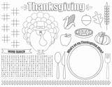 Placemat Placemats Printablee sketch template