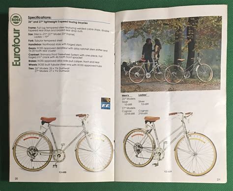 vintage ross bicycle  product catalog ebay