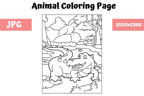 coloring book page animal  kids  graphic  mybeautifulfiles