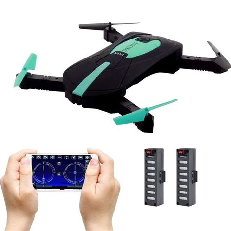 jd  drone pliable mini selfie drone avec camera en direct transmission wifi fpv app controle