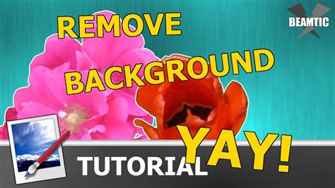 remove  background  paintnet youtube