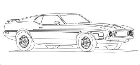 mustang coloring pages idih speed