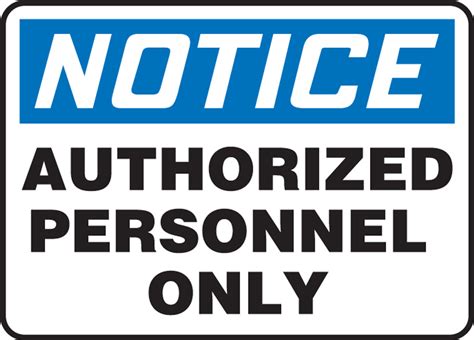 authorized personnel  sign printable printable word searches