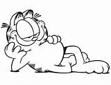 Coloring Garfield Pages Odie Cat Drawings Cartoon Drawing Popular Choose Board Printable sketch template