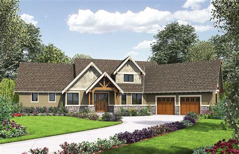 modern house plans  angled garage