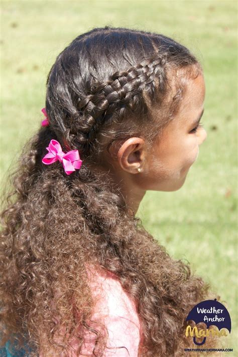 zipper braid hairstyle on curly hair weather anchor mama