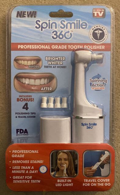 spin smile  professional grade tooth polisher    tv  sale  ebay
