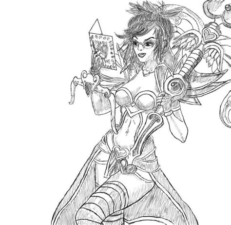Download Sona League Of Legends Coloring For Free
