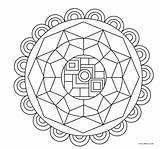 Coloring Pages Geometric Print Printable Kids sketch template