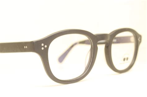 black retro horn rimmed glasses frames 1960s vintage style eyewear