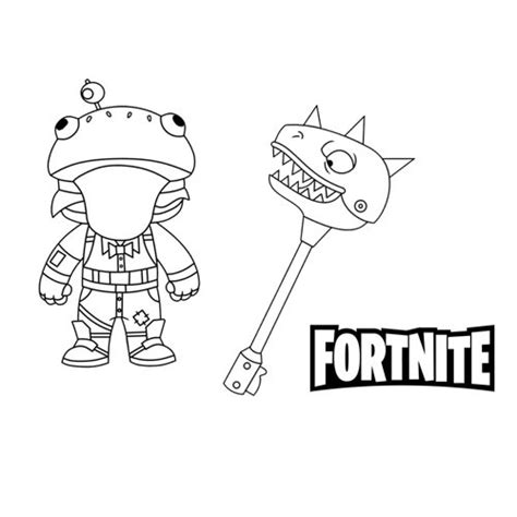 beef boss fortnite coloring pag    coloring pages
