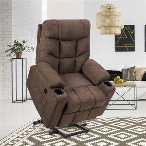electric power lift recliner chair massage sofa fabric w