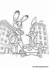 Zootopia Coloring Pages Visit Cartoon sketch template