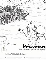Perseverance sketch template