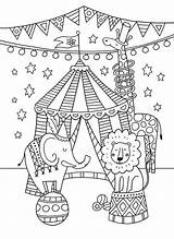 Circus Coloring Pages Crafts Theme Carnival Printable Sheets Kids Preschool Easy Colouring Color Print Activities Themes Sheet Showman Greatest Classroom sketch template