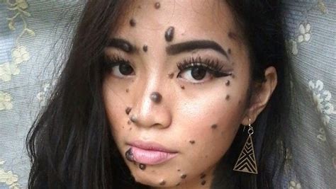 this miss universe malaysia contestant was born with moles all over her