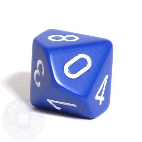 sided opaque dice  blue dice game depot
