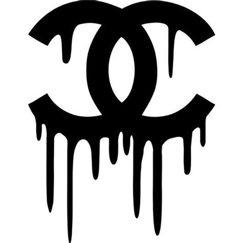 cc designer inspired logo decal logo silhouette chanel logo vector logo