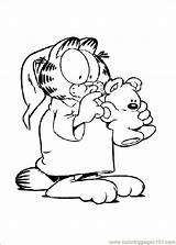 Garfield Coloring Pages Printable Color Online Cartoons Print Movie Coloringpages101 sketch template